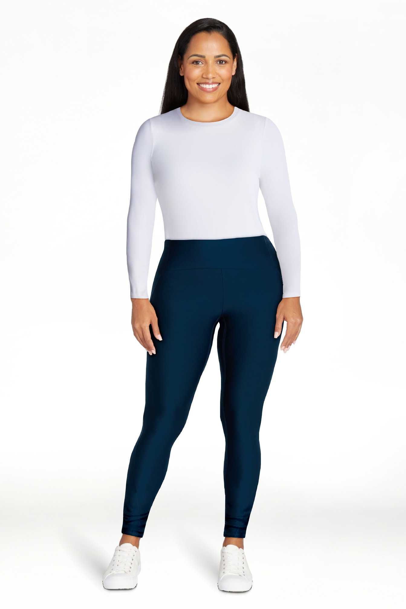 Avia Women's and Women's Plus Shine Leggings, 27" Inseam, Sizes XS-4X | Walmart (US)