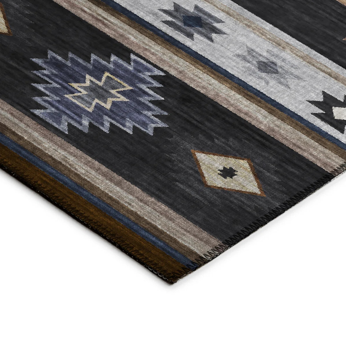Bilyeu Washable Southwestern Indoor / Outdoor Rug | Wayfair North America