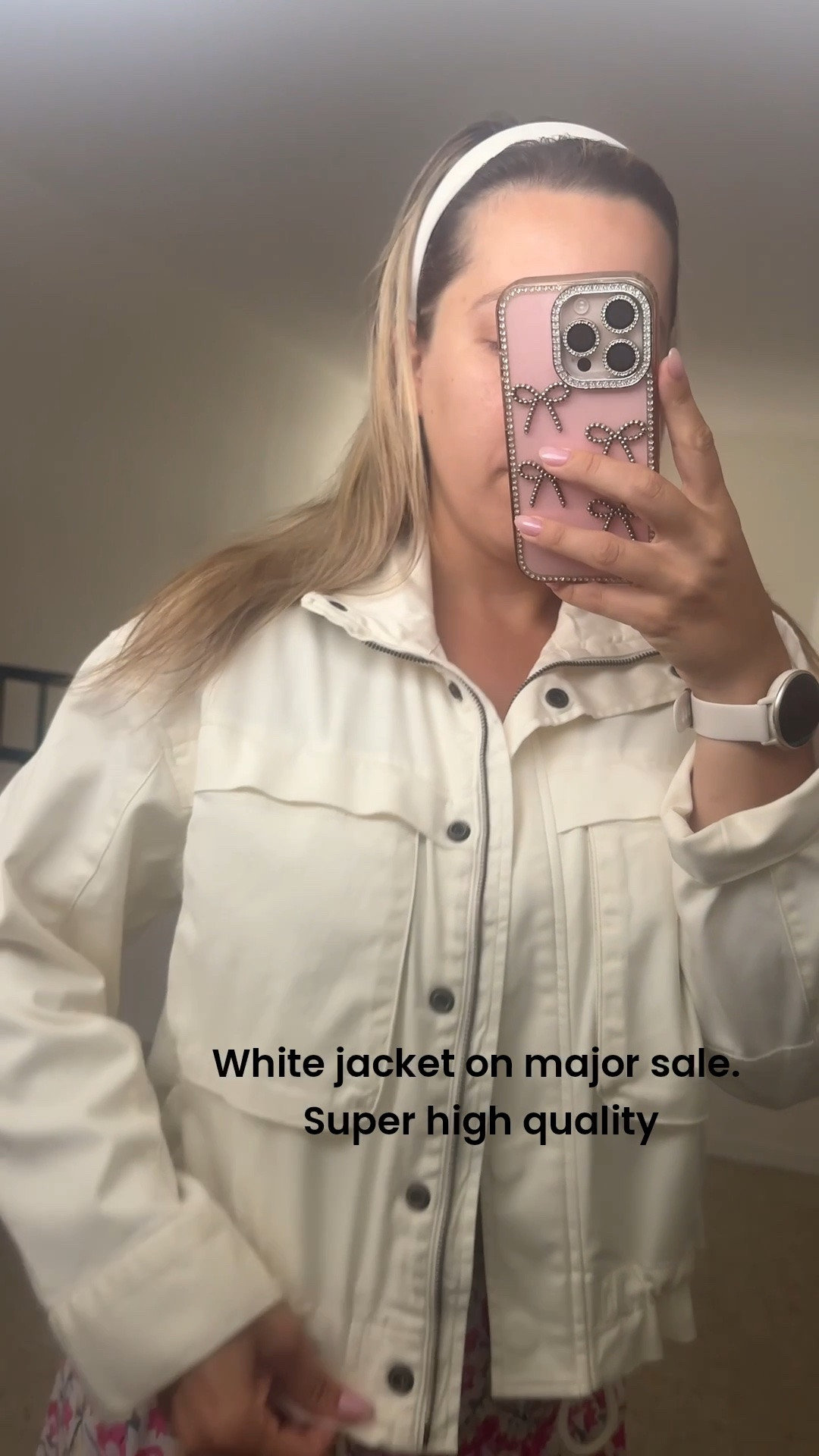 Cropped utility jacket
Summer jacket
White spring jacket
White fall jacket
Cropped jacket
Basics to have in your wardrobe!

#LTKootd #LTKdayinmylife #LTKSaleAlert