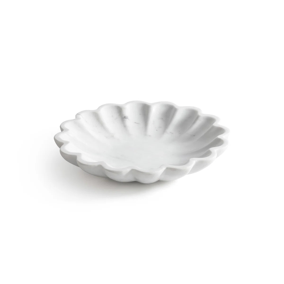 Scallop Flower Marble Bowl | Wayfair North America