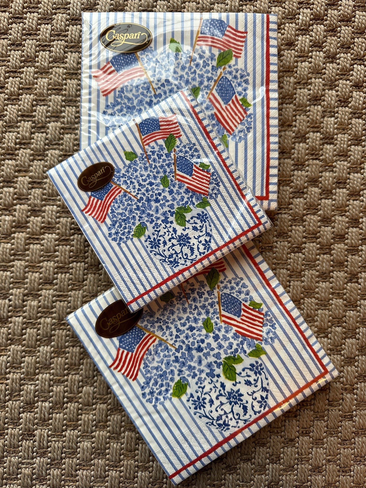 The prettiest paper napkins for the 4th of July!  Looks like I’ll be hosting this year!

#ltk4thofjuly #ltk250thbirthday #ltkamericanflag #ltkusa

#LTKSeasonal #LTKHome #LTKmomlife