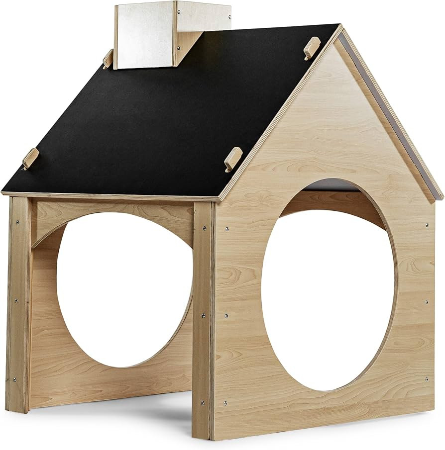 Avenlur Indoor Montessori Wooden and Waldorf Style Playhouse for Toddlers with Double Chalkboard ... | Amazon (US)