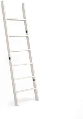 RELODECOR 6-Foot Wall Leaning Blanket Ladder| Laminate Snag Free Construction (White) | Amazon (US)