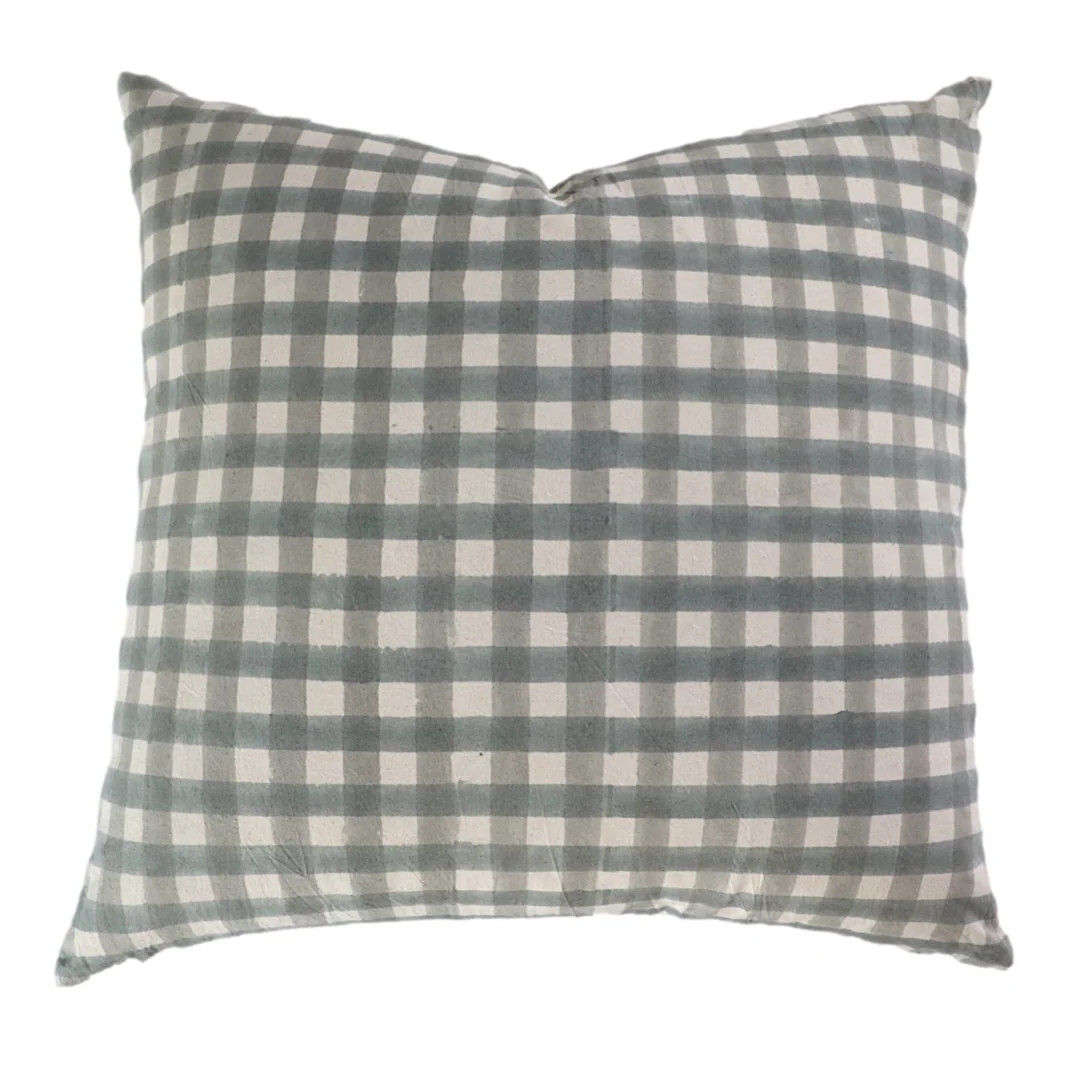 Atlas Gingham Pillow Cover | Danielle Oakey Interiors INC