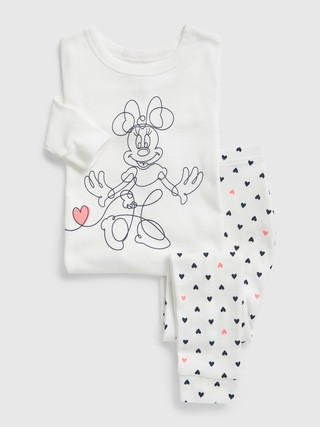 babyGap | Disney Minnie Mouse 100% Organic Cotton Graphic PJ Set | Gap (US)