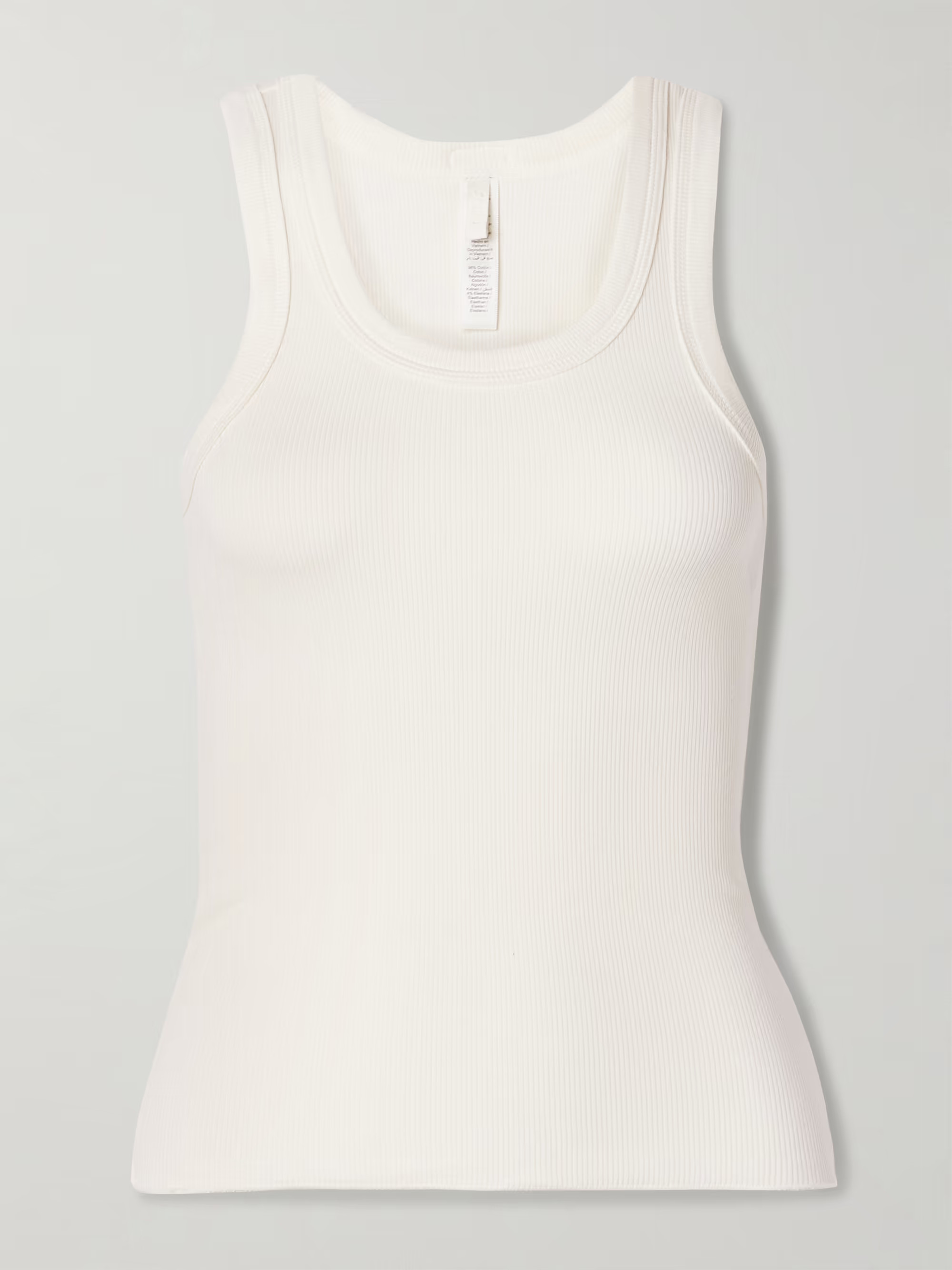 Cotton Rib Tank - Marble | NET-A-PORTER (UK & EU)