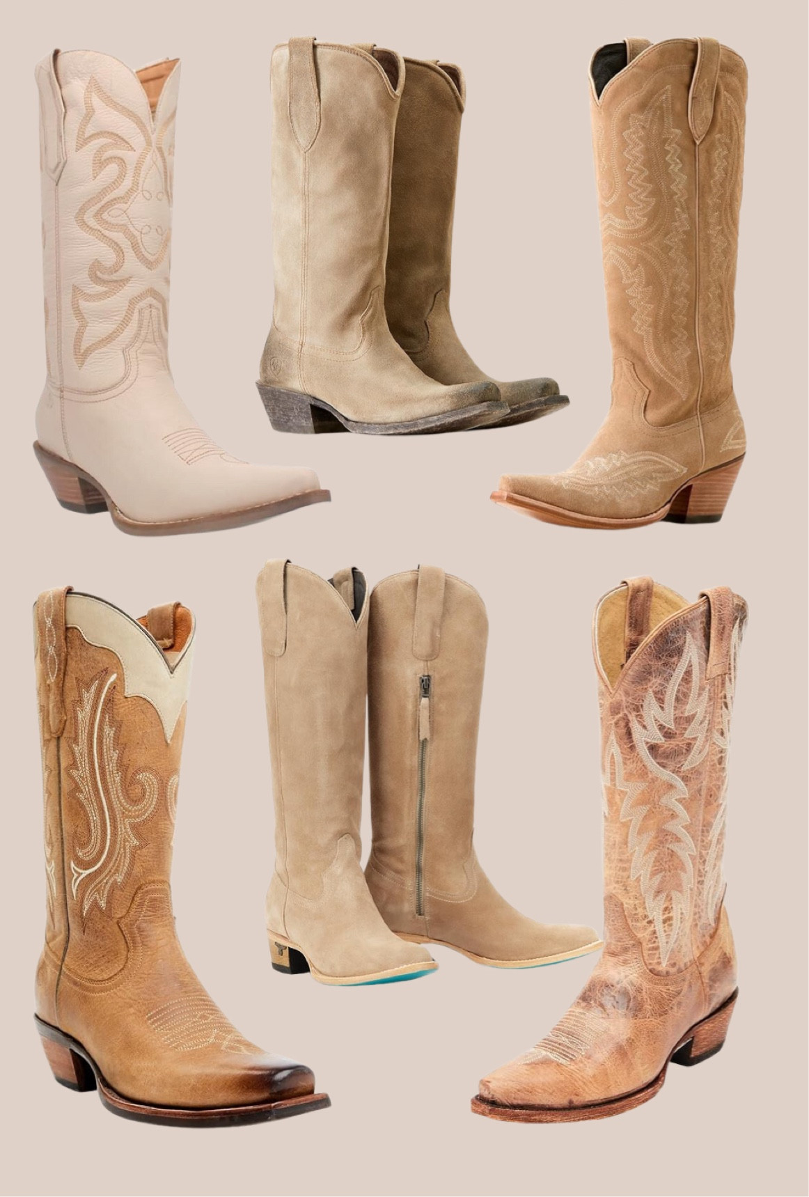 Tan Cowboy Boots 

#LTKU #LTKSeasonal #LTKGiftGuide