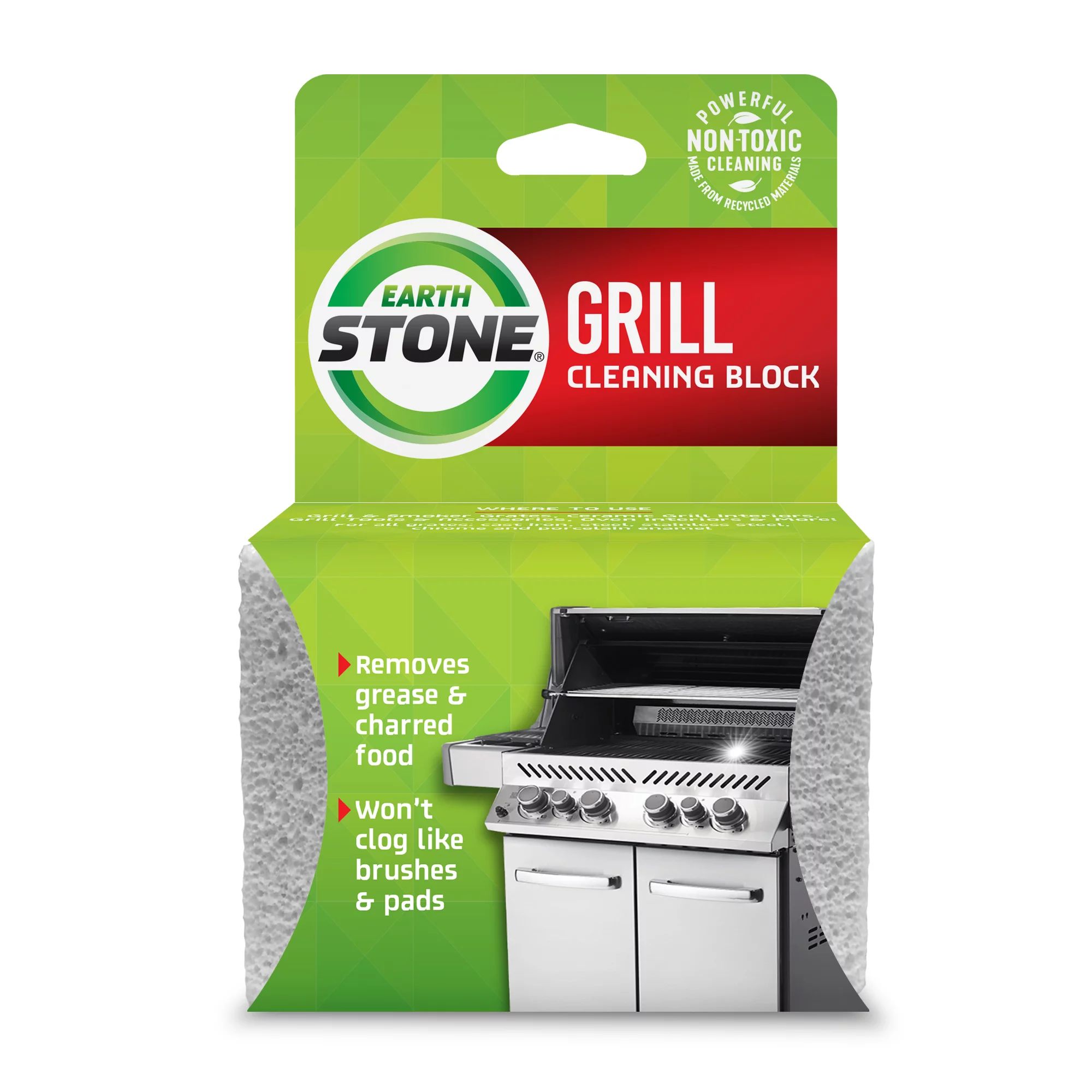 EarthStone® Grill Cleaning Block, The Environmentally Friendly Grill Cleaner | Walmart (US)