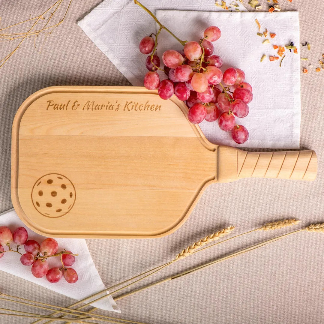 Personalized Pickleball Charcuterie Board, Perfect Pickleball Gift Cheese Board, Cutting Board, B... | Etsy (US)