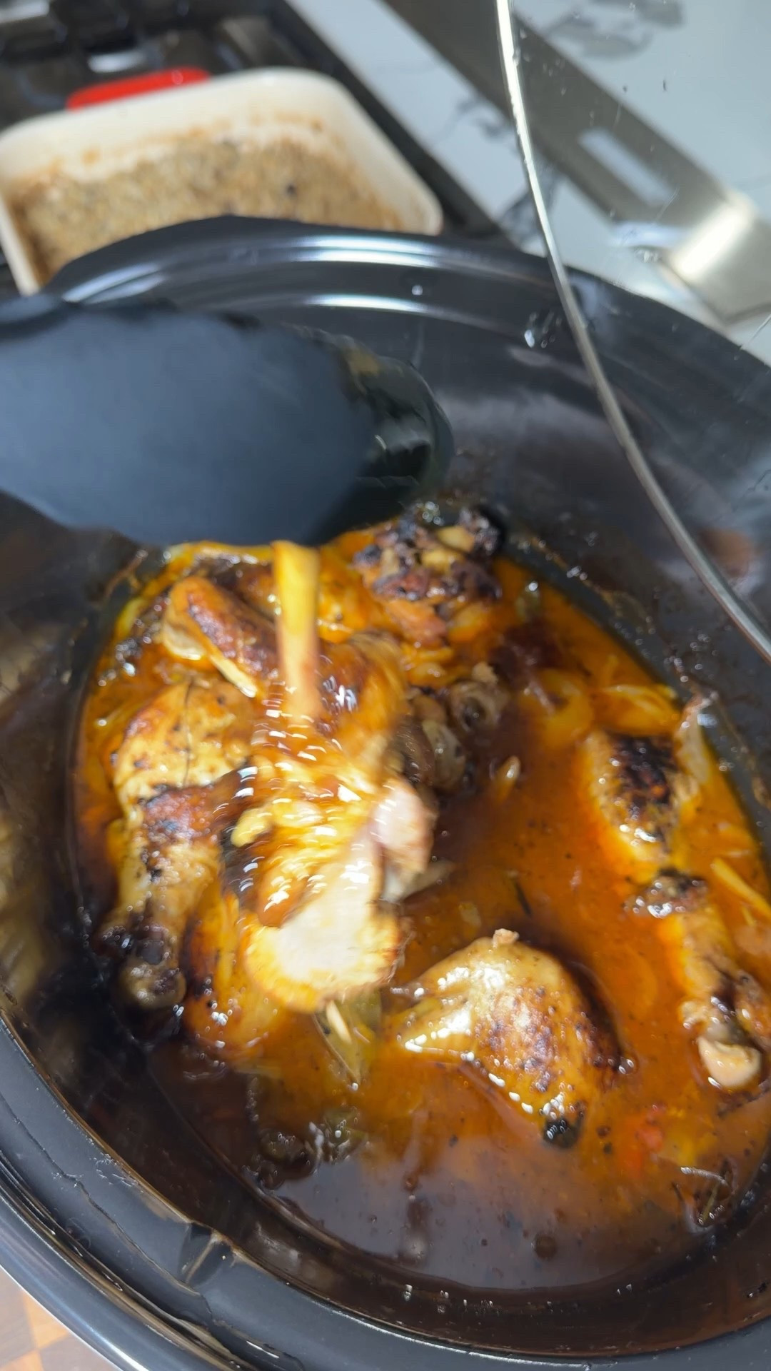 Slow cooker for smothered chicken 