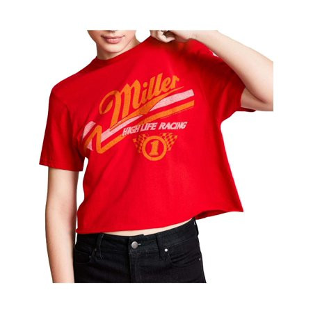 Junk Food Womens Miller Cotton Crop Graphic T-Shirt | Walmart (US)