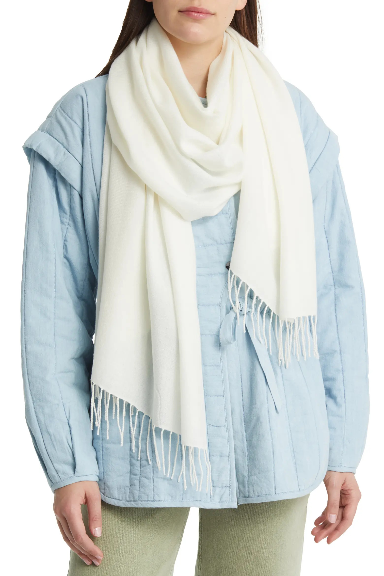 Nordstrom Tissue Weight Wool & Cashmere Scarf (Women) | Nordstrom | Nordstrom