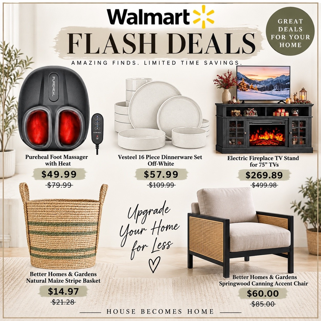 Walmart flash deals!

#LTKSaleAlert #LTKSeasonal #LTKHome