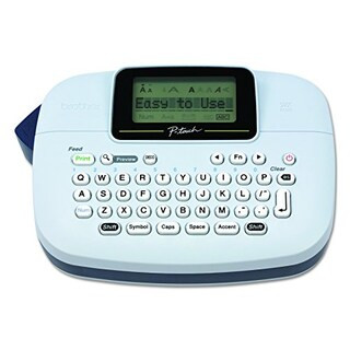 Brother P-Touch, PTM95, Handy Label Maker, 9 Type Styles, 8 Deco Mode Patterns, Navy Blue, Blue G... | Michaels Stores