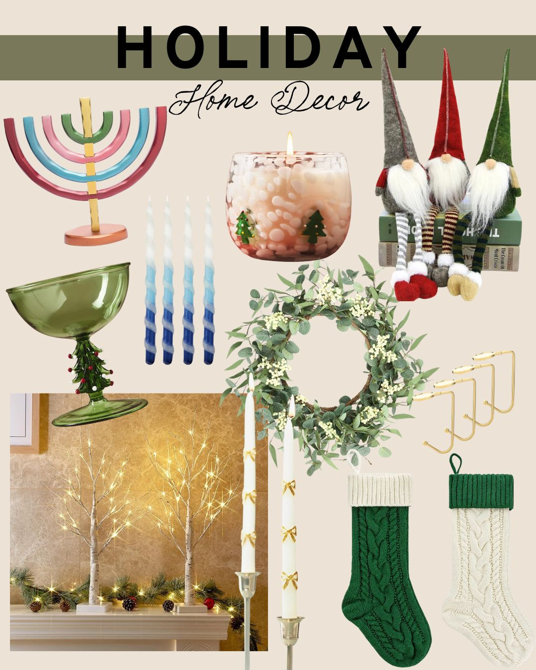 Decorate & get ready for the holidays with these adorable & affordable decorations. Christmas decorations holiday celebrations 

 #LTKCyberWeek #LTKSeasonal #LTKHome