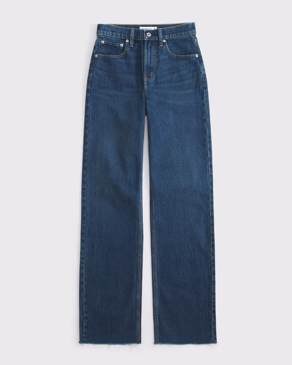 Women's Curve Love High Rise 90s Relaxed Jean | Women's New Arrivals | Abercrombie.com | Abercrombie & Fitch (US)