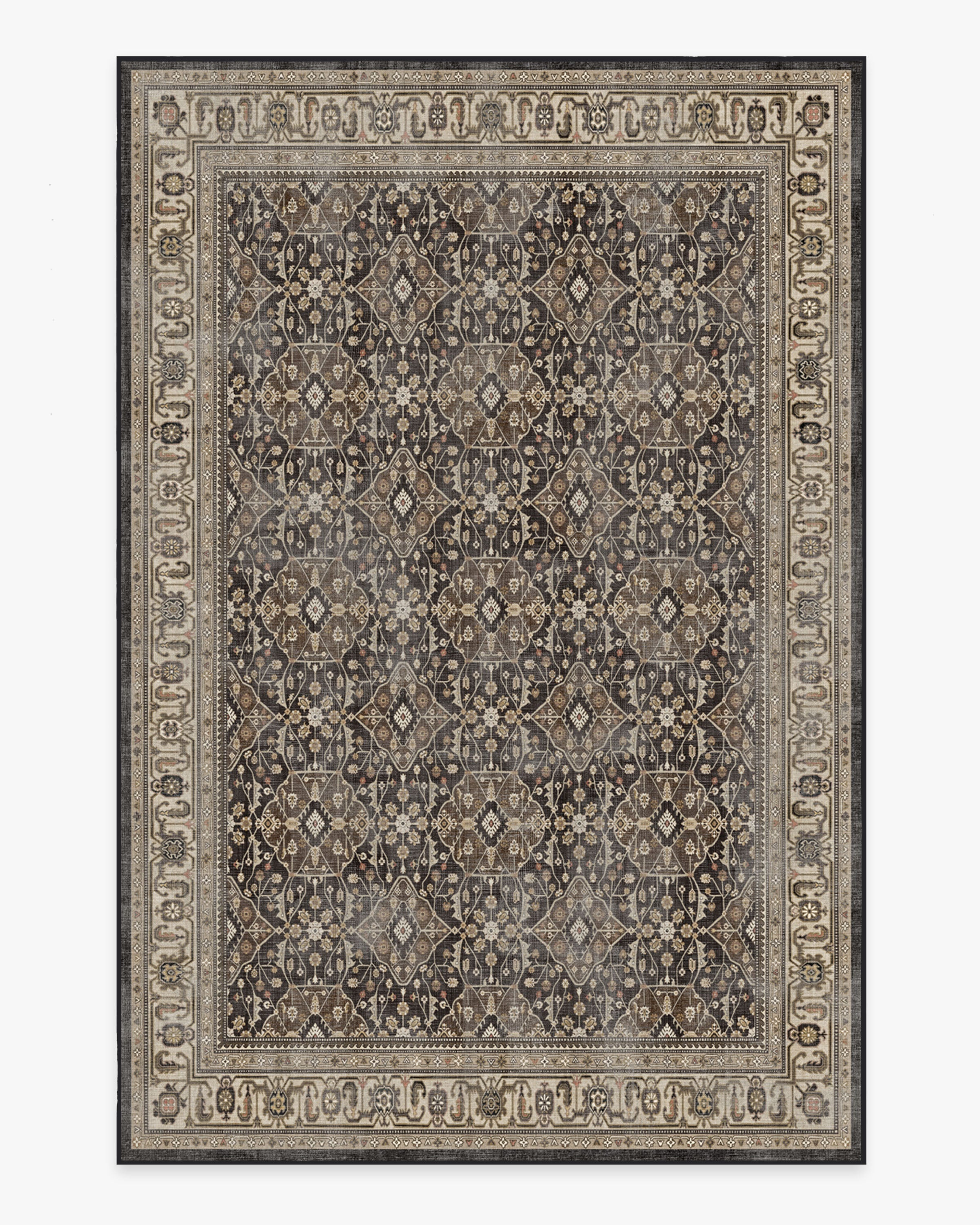 Alessia Dark Wood Rug | Ruggable