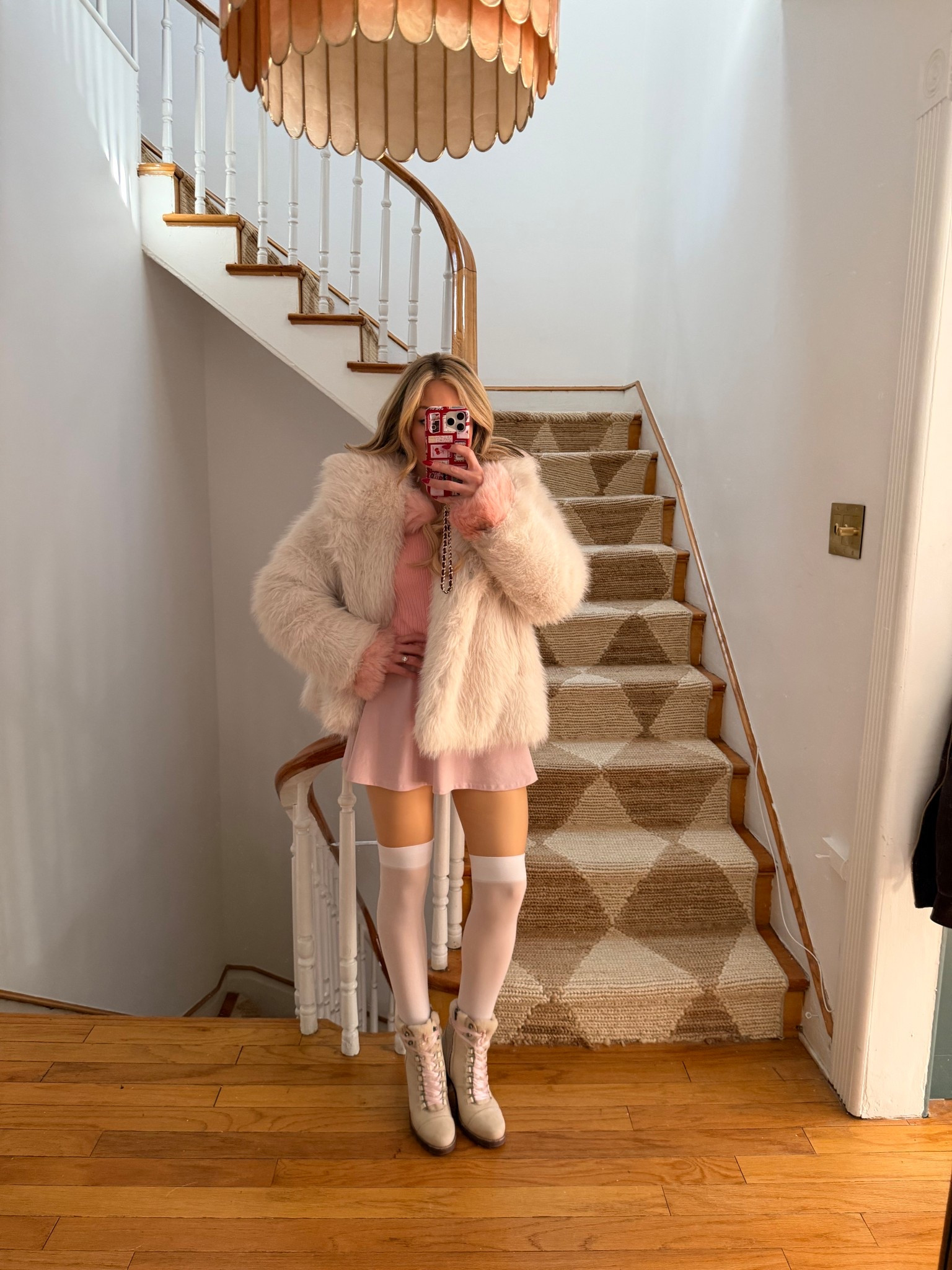 build a chilly winter day outfit for outdoor Christmas village shopping and ice skating with me! 🩷❄️⛸️

#LTKootd #LTKgrwm #LTKSeasonal