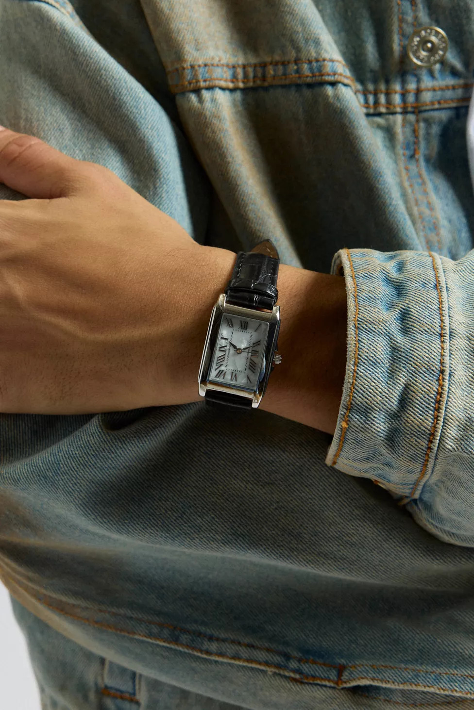 Otis Croc Texture Band Watch | Urban Outfitters (US and RoW)