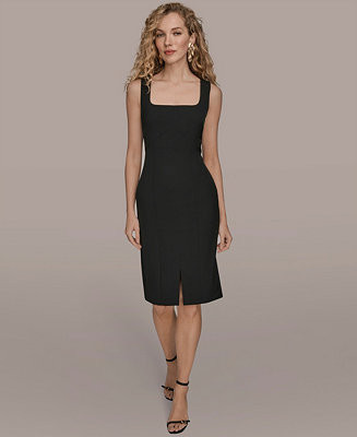 Women's Square Neck Midi Dress | Macy's