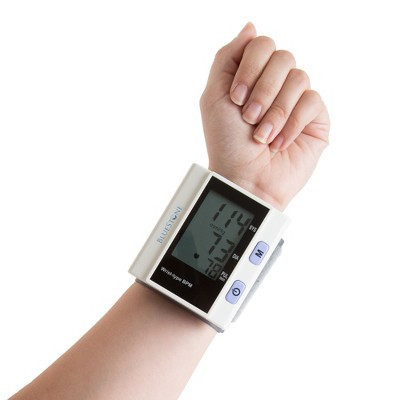 Automatic Blood Pressure Monitor with Digital LCD Display Screen and Adjustable Wrist Cuff by Bluestone | Target