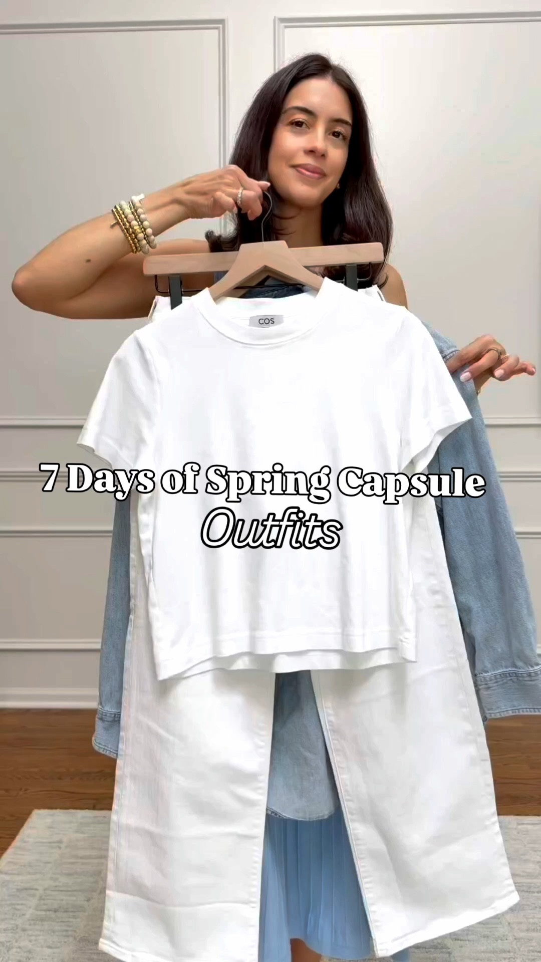 Spring Capsule outfit - perfect for errands, school drop off, casual weekends 

Easy monochromatic base with a light layer—perfect for those in-between temps 🤍
Sizing:
Jeans: 27 Regular (TTS, has stretch)
Tee: Medium
Shirt: Small (runs oversized—size down for a more fitted look)
Loafers: TTS

#LTKMothersDay #LTKootd #LTKSeasonal