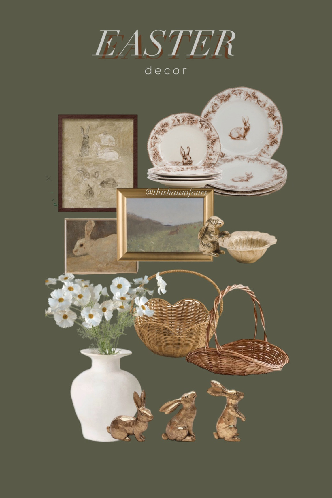 Easter 2025 decor 

#LTKFamily #LTKFindsUnder50 #LTKHome