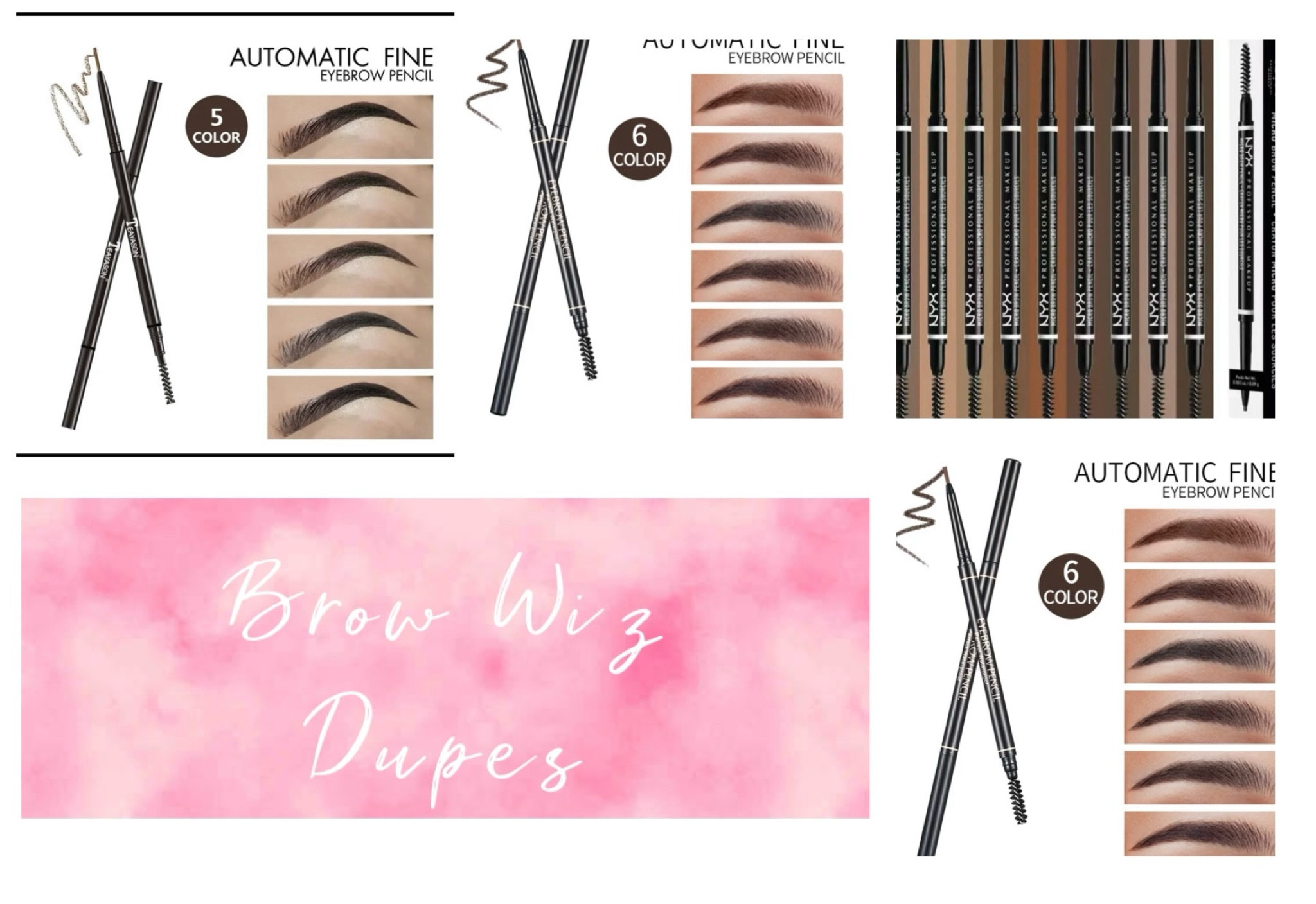 You don’t want to pay full price for the Eye Brow Wiz out there, here are some definite good dupes! 