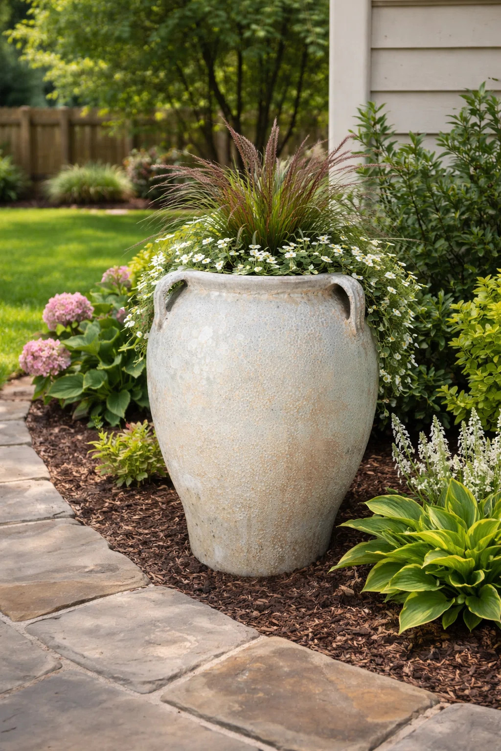 24 in. Vasilios Jar - White Lava | Wayfair North America