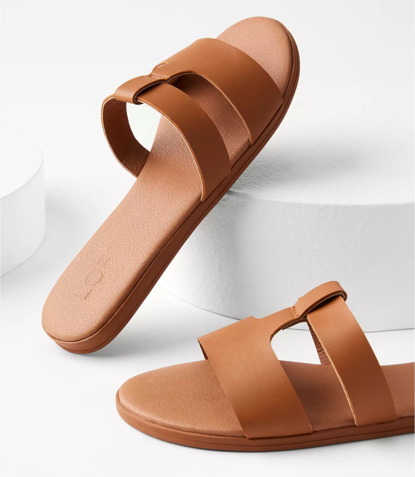 Modern Slide Sandals | LOFT | LOFT