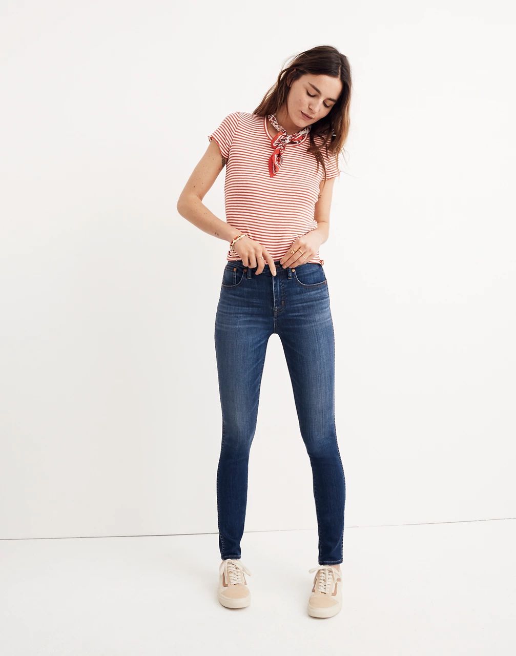 10" High-Rise Skinny Jeans in Danny Wash: Tencel™ Edition | Madewell