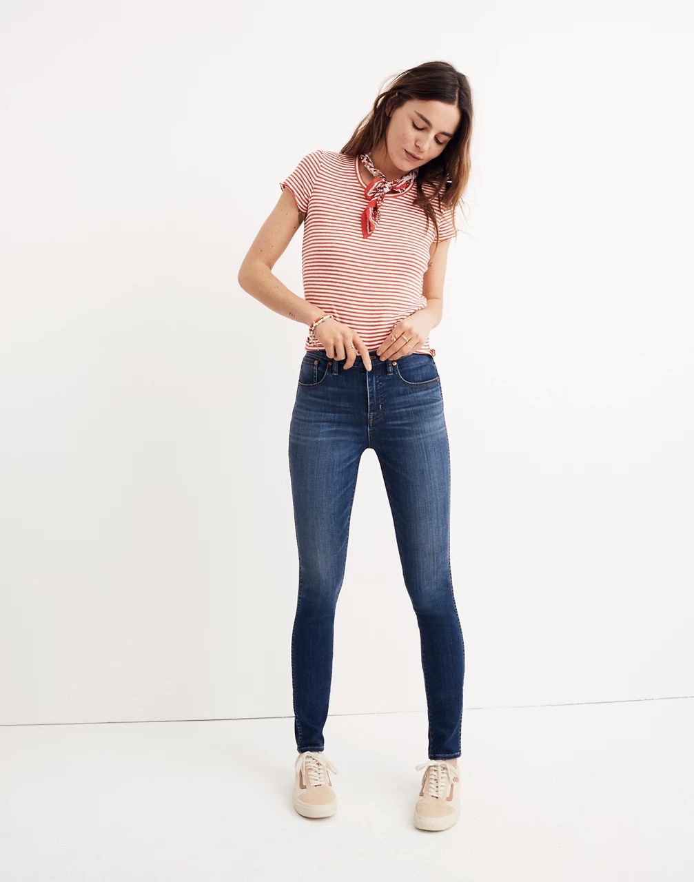 10" High-Rise Skinny Jeans in Danny Wash: Tencel® Edition | Madewell
