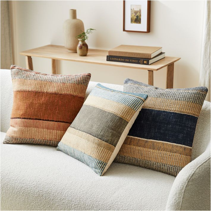 Bold Center Mixed Stripe Pillow Cover | West Elm (US)