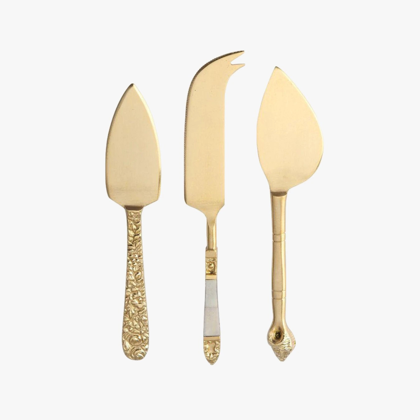 Cheese Knives - Gold - Set Of 3 | Fy! (UK)