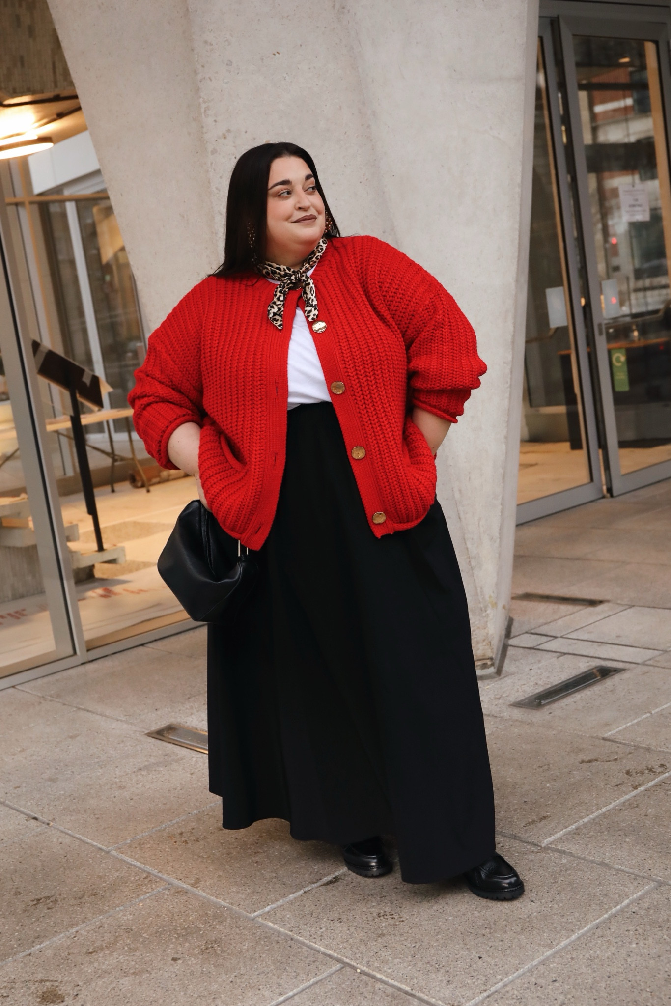 Pops of red for Galentine’s celebrations ♥️

Plus size Valentine’s Day outfit inspiration curve plus influencer red cardigan loafers wide fit shoes colourful tights leopard print neckerchief 

#LTKuk #LTKcurves #LTKplussize