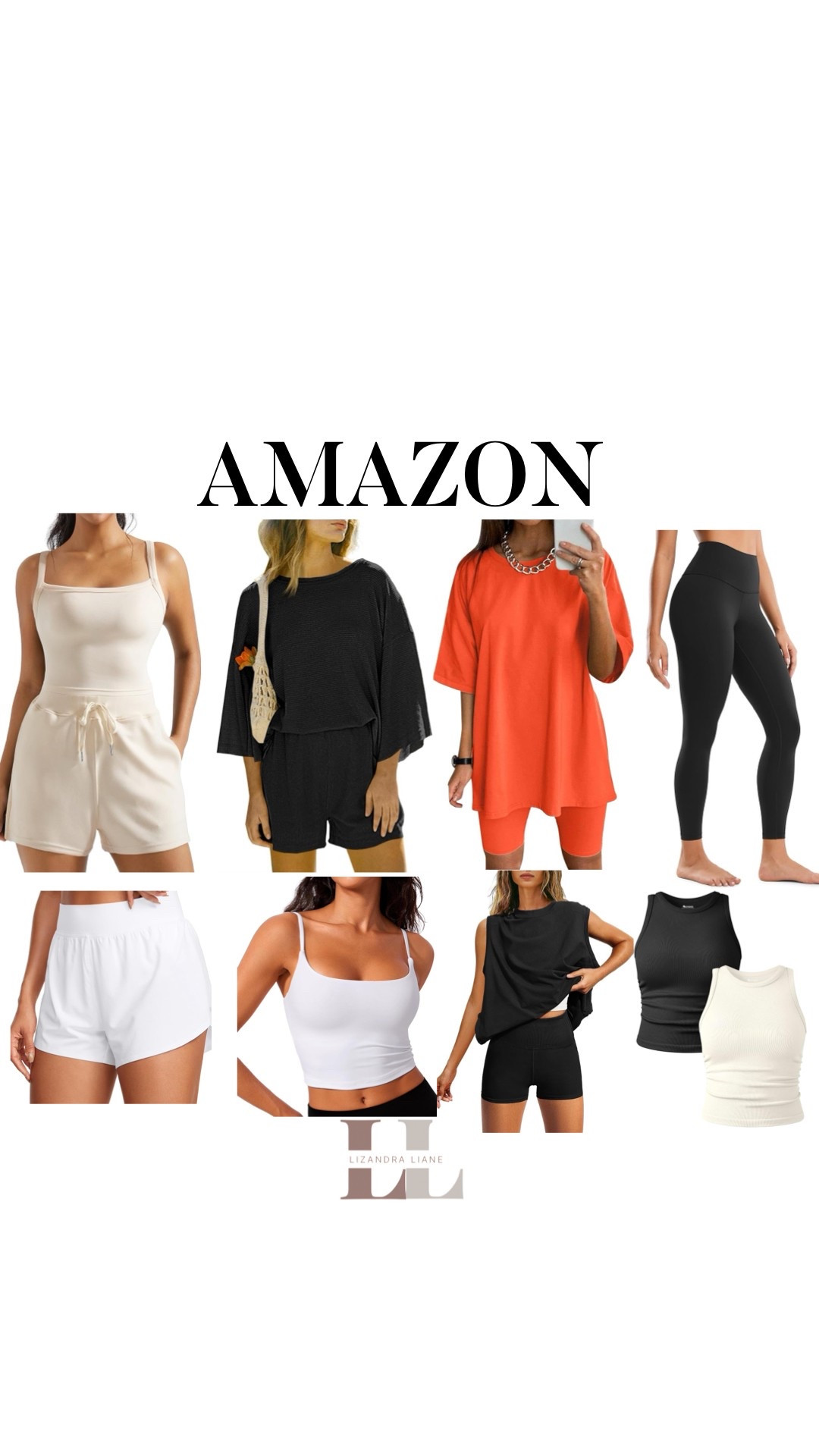 Amazon active wear favorites, sports mom outfits, comfy, casual style, matching sets, leggings, sports bra, shorts, summer style, spring outfits, basics, baseball mom, soccer mom, travel outfit. 

#LTKFindsUnder50 #LTKStyleTip #LTKActive