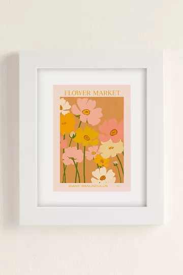 Gale Switzer Flower Market Ranunculus 1 Art Print | Urban Outfitters (US and RoW)