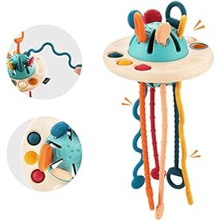 WEVA Baby Montessori Toys for 18 Months Above, Sensory Toys for Toddlers, UFO Food Grade Silicone... | Amazon (US)