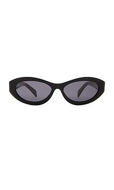 Banbe The Selita Sunglasses in Black & Jet from Revolve.com | Revolve Clothing (Global)