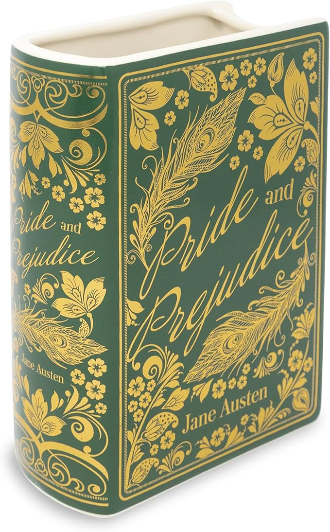 Steel Mill & Co Original Large Book-Shaped Decorative Vase, Ceramic Vases for Home Decor, Cute Bo... | Amazon (US)