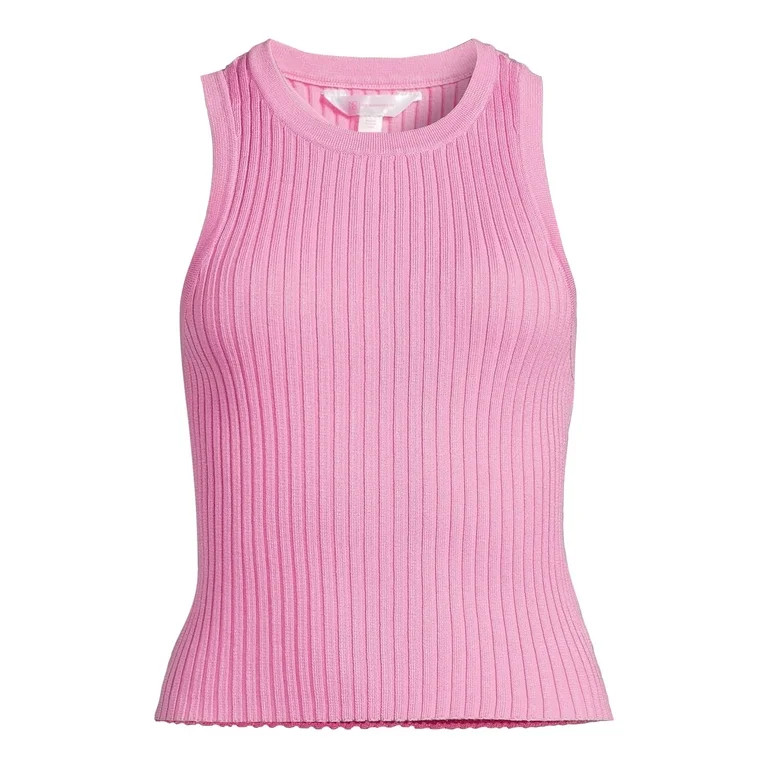 No Boundaries Juniors Ribbed Sweater Tank - Walmart.com | Walmart (US)