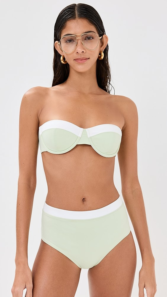 STAUD Jo Balconette Bikini Top | Shopbop | Shopbop