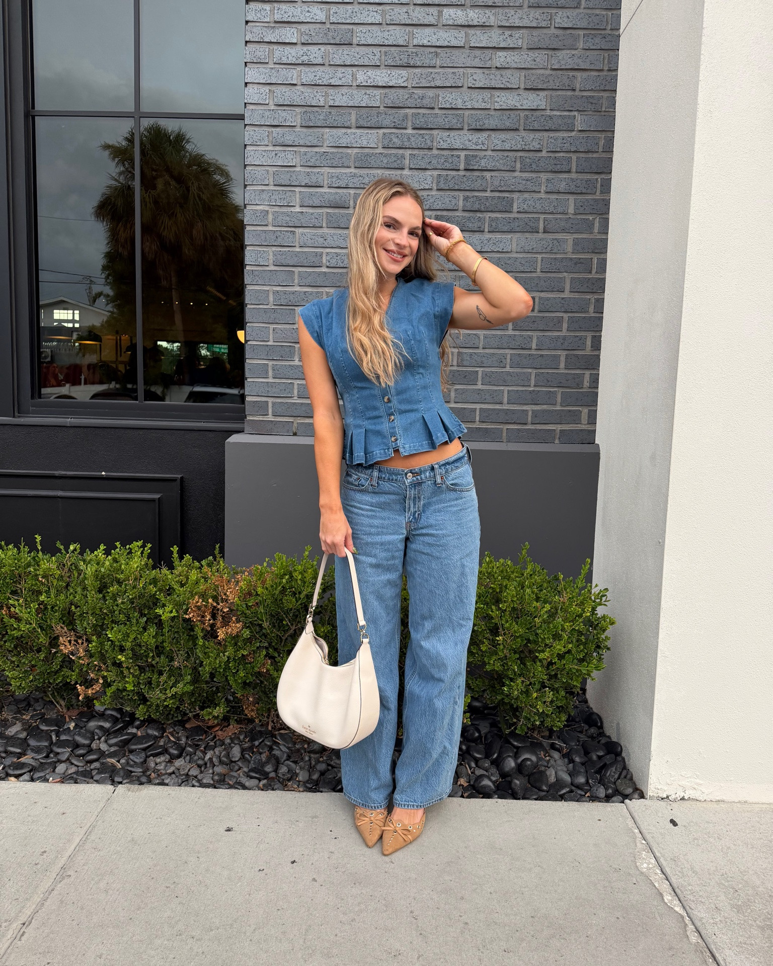 Date night outfit fall transition outfits women Amazon finds denim on denim

#LTKootd #LTKgrwm #LTKSeasonal