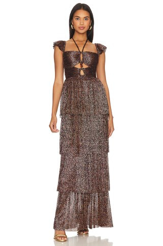 Zendaya Dress in Bronze Ruby | Revolve Clothing (Global)