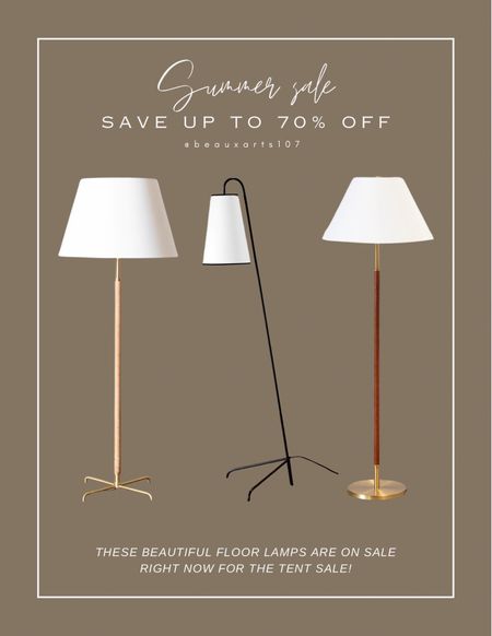 Save up to 70% off right now on these floor lamps for the summer tent sale for a limited time! 

#LTKSaleAlert #LTKHome #LTKStyleTip