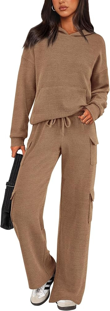 PRETTYGARDEN 2 Piece Sets for Women Fall 2026 Sweatsuits Outfits Lounge Matching Hoodie Set Trave... | Amazon (US)