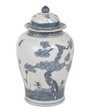 14x21 Porcelain Pine Tree Ming Temple Jar | Home | TJ Maxx | TJ Maxx