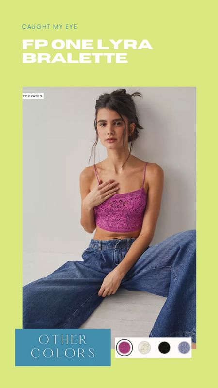 This Springy bralette is so feminine and sweet! On it’s own with denim as pictured or even under a crispy white button down 😍

#LTKstyletip #LTKSeasonal #LTKtravel