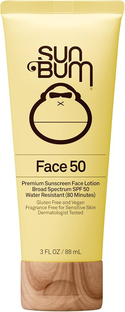 Sun Bum Original SPF 50 Sunscreen Face Lotion - Travel Size - 3 oz | Amazon (US)