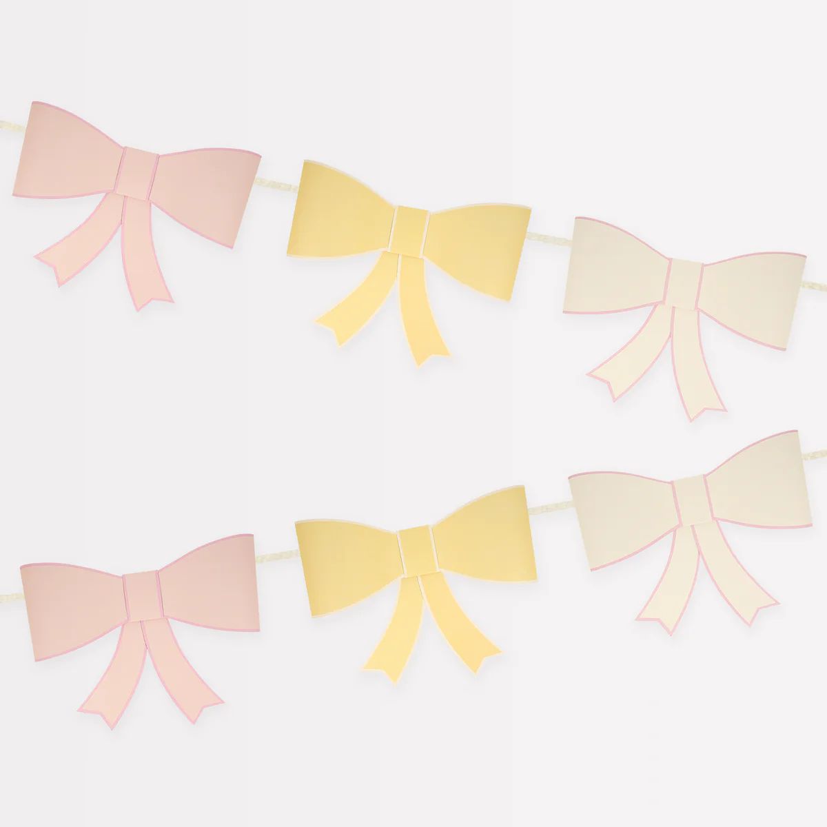 3d Paper Bow Garland | Meri Meri